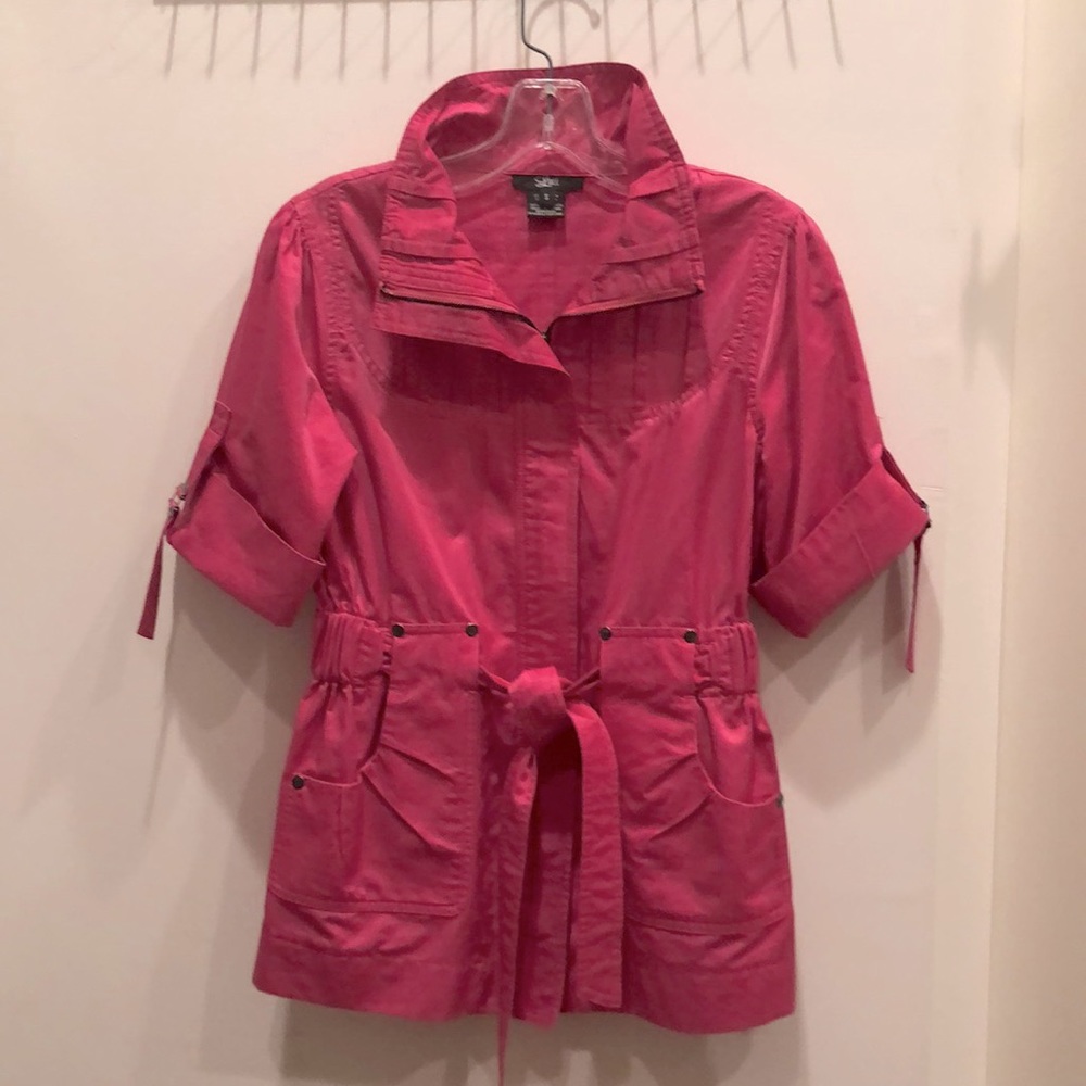 Bright pink shirt/jacket